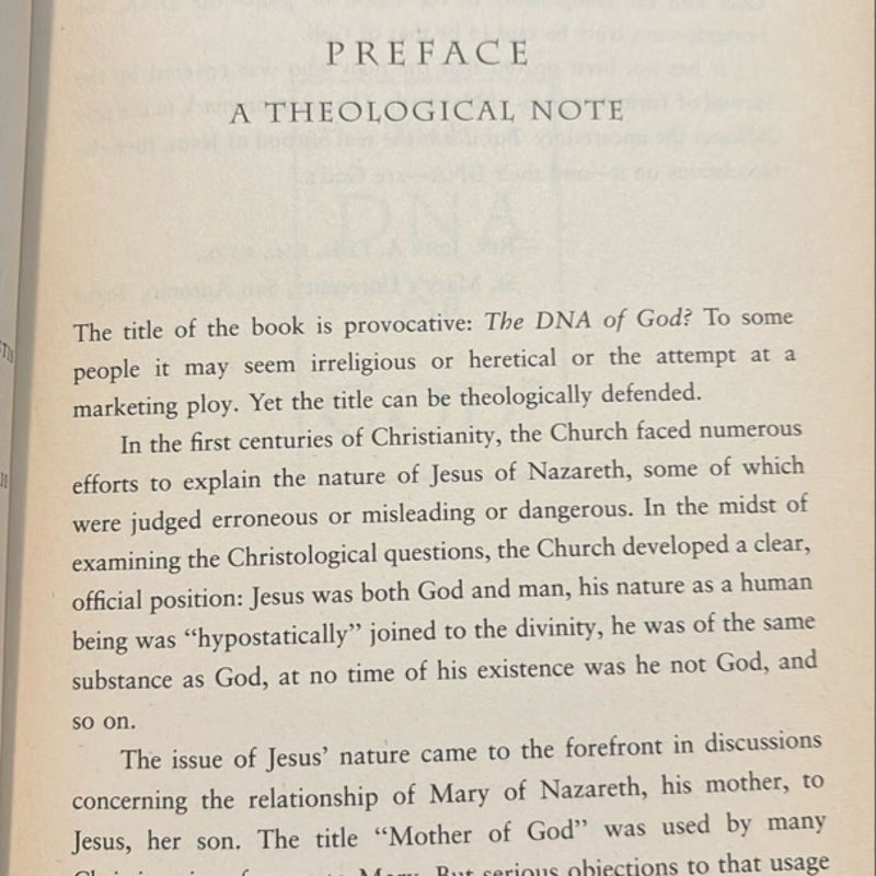 The DNA of God?