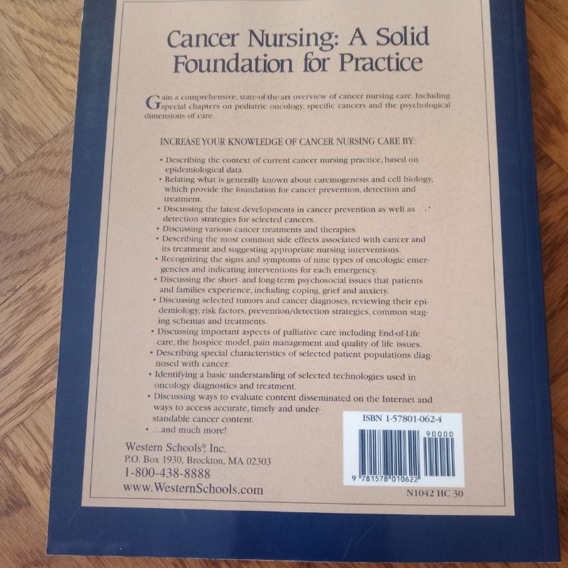 Cancer Nursing