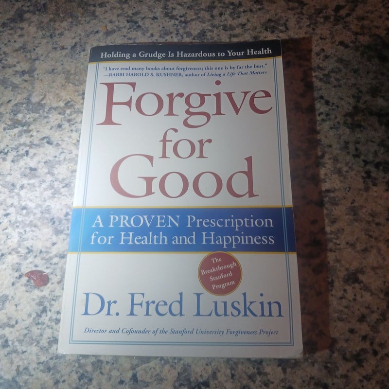 Forgive for Good