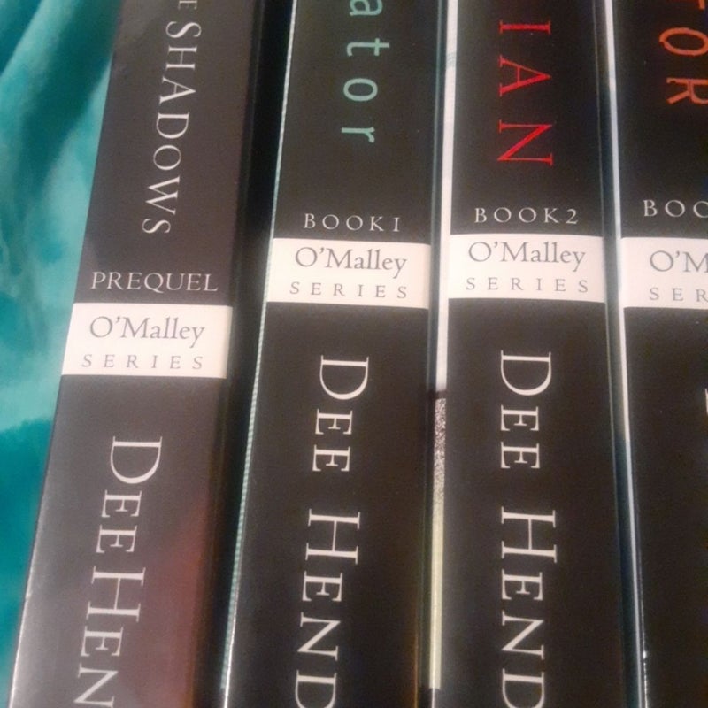5 O'Malley series Book Set By Dee Henderson,
Prequel: Danger in the Shadows,
1: The Negotiator,
2: The Guardian,
4: the Protector,
6: the Rescuer