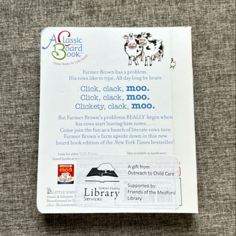Click, Clack, Moo Cows That Type (board book)