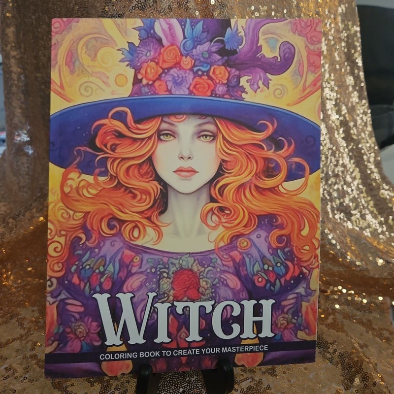 Witch Coloring Book