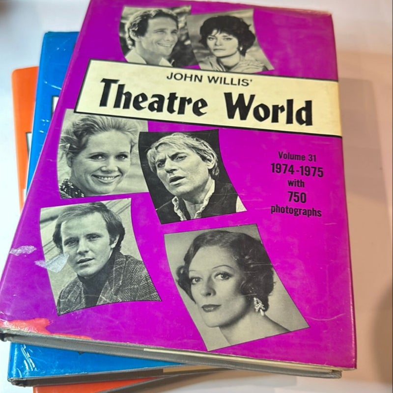 John Willis' Theater World - 3 Volumes