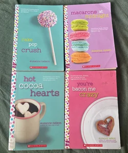 BUNDLE!! Wish series(1-4): Macarons at Midnight, Cake Pop Crush, You’re bacon me crazy, hot cocoa hearts 