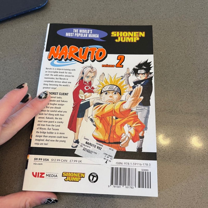 Naruto manga Volume 2