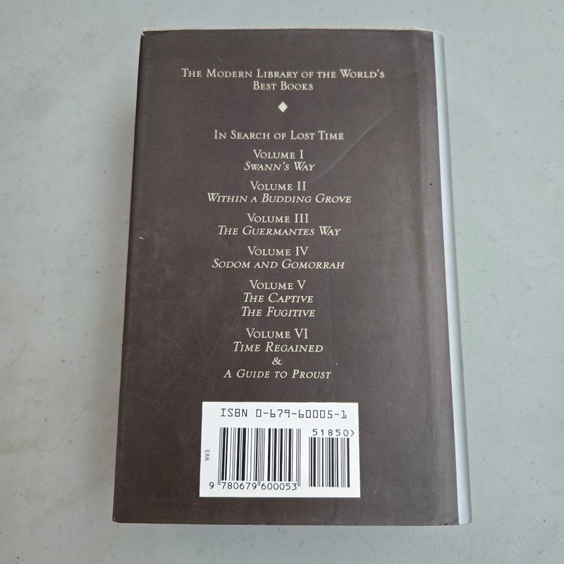 In Search of Lost Time Volume 1
