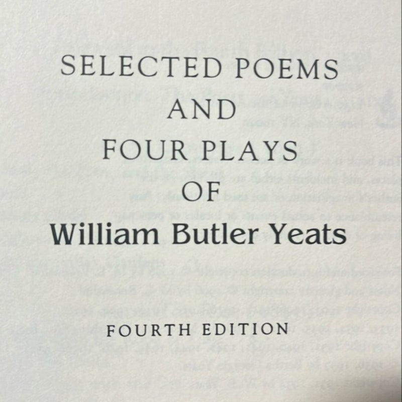 Selected Poems and Four Plays