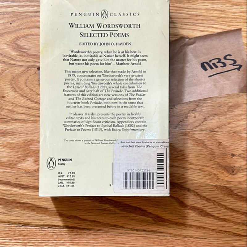 Selected Poems