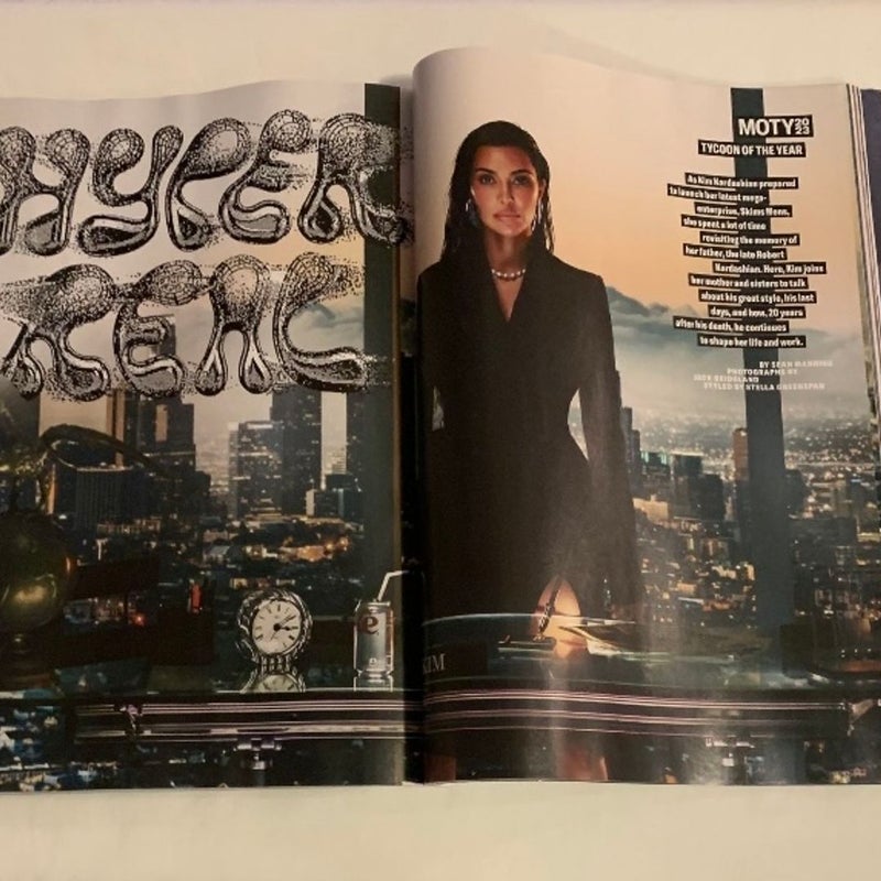 GQ Kim Kardashian & Travis Scott Issue 12/23 1/24 Magazine