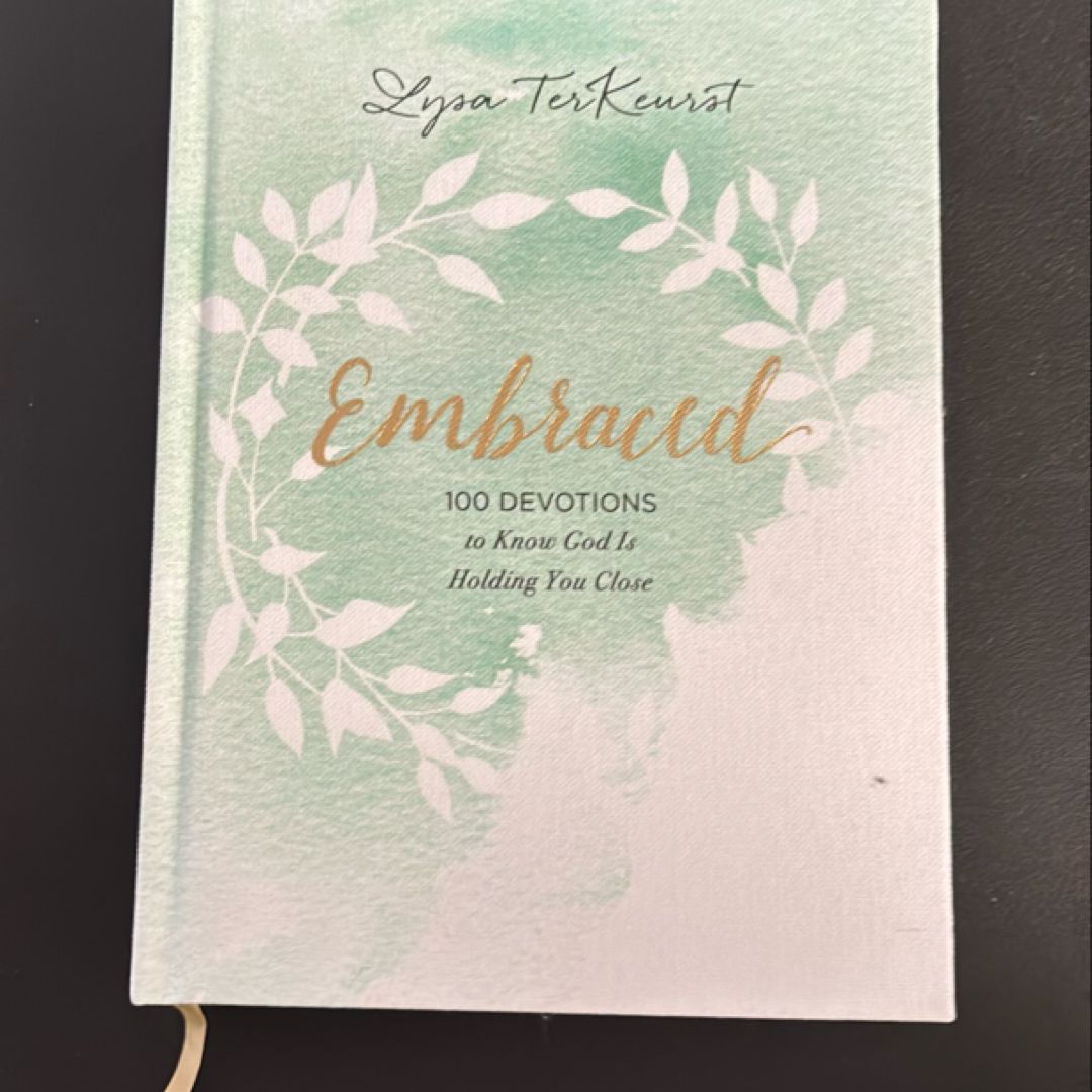 thumbnail image 2 of Embraced: 100 Devotions To Know God Is Holding You Close – Lysa TerKeurst – Hardcover 2 of 5