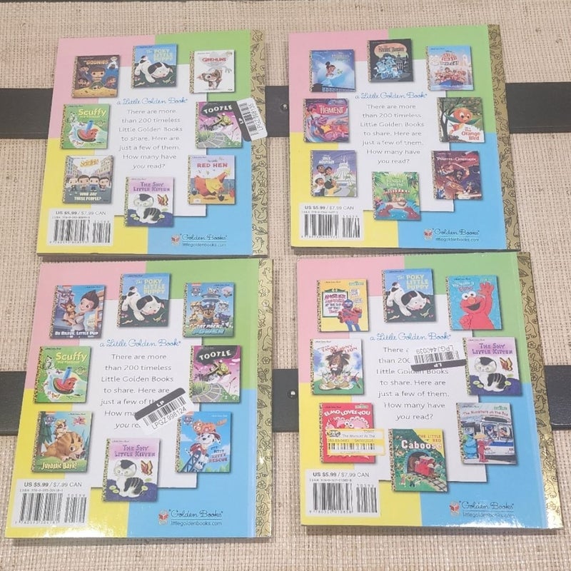 Lot of 4 Little Golden Kids Books 5