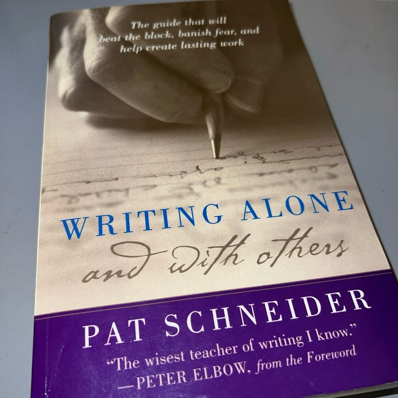 Writing Alone and with Others