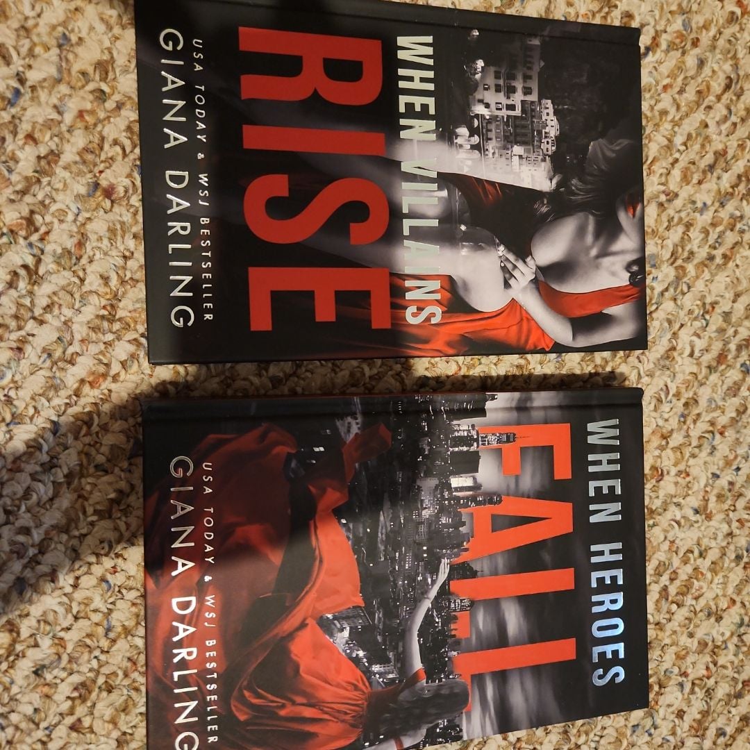 When Heroes Fall and When Villains Rise by Giana Darling , Hardcover ...