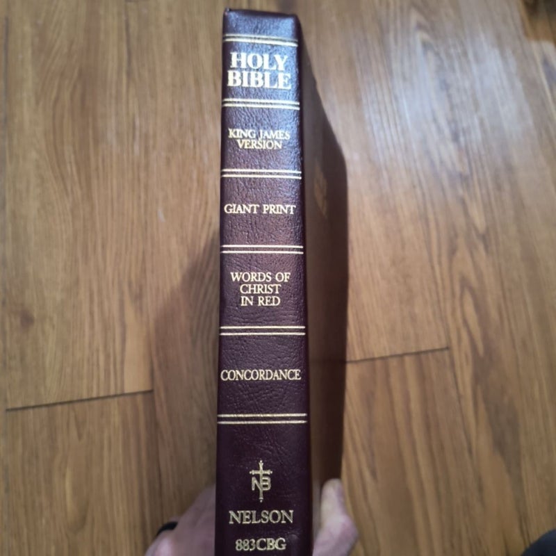 Nelson giant print KJV/concordance 