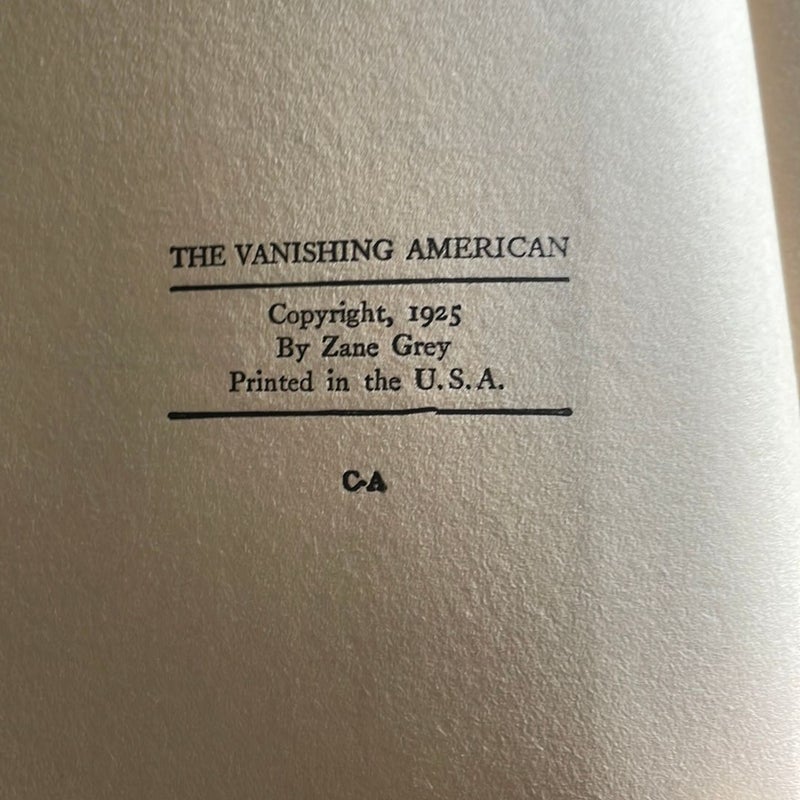 The Vanishing American