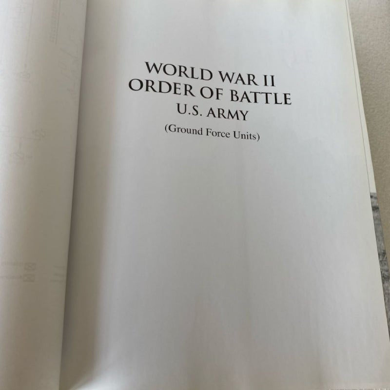 World War II Order of Battle