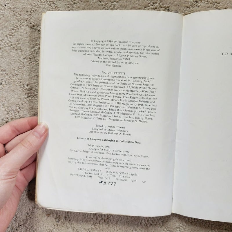 Changes for Molly: A Winter Story (1st Edition, 1988)
