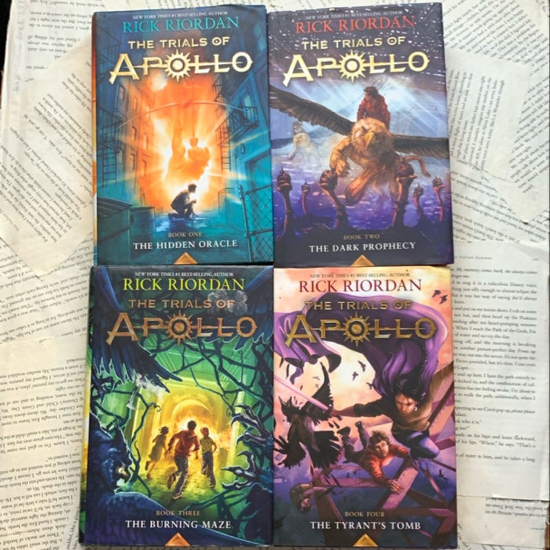 Trials of Apollo books 1-4
