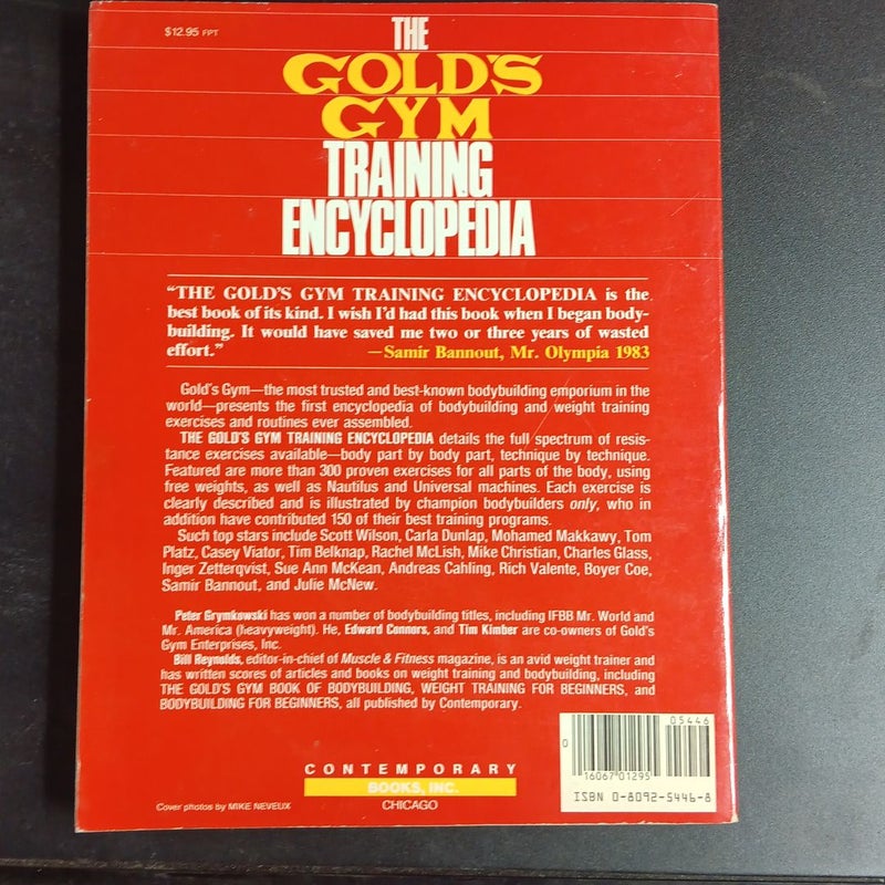 the golds gym training encyclopedia 