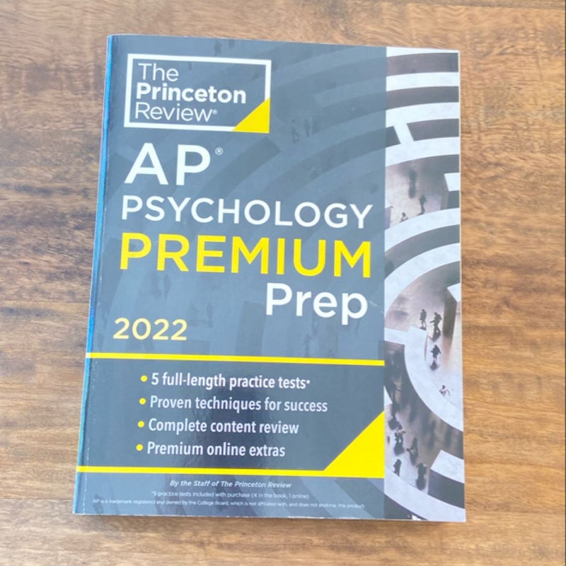 Princeton Review AP Psychology Premium Prep 2022