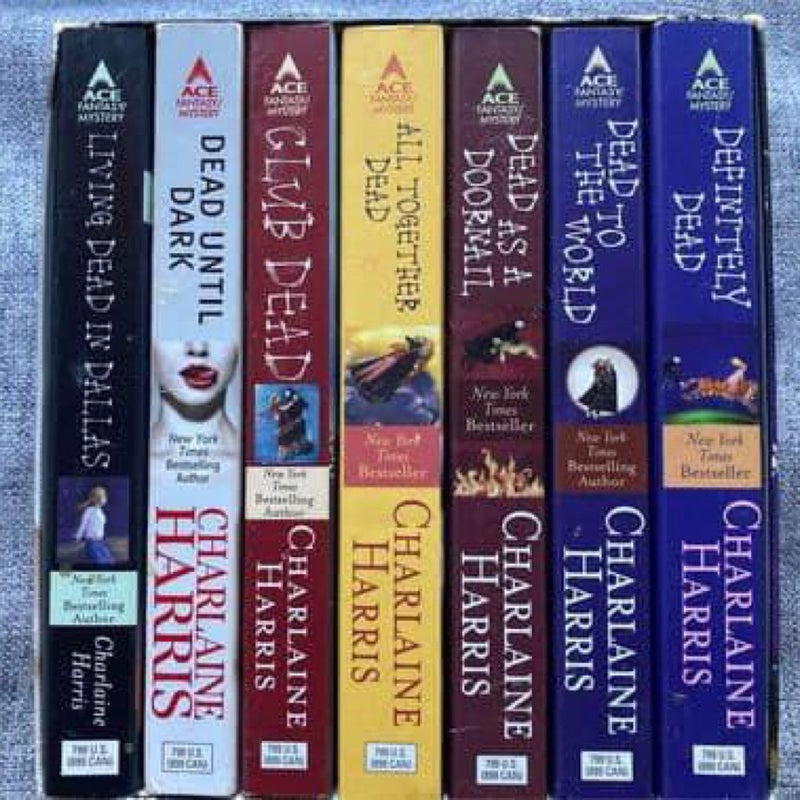 Dead Until Dark True Blood Book Set 7 Box Set Sookie Stackhouse 