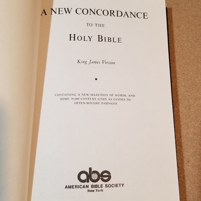 HB Concordance to the Holy Bible KJV