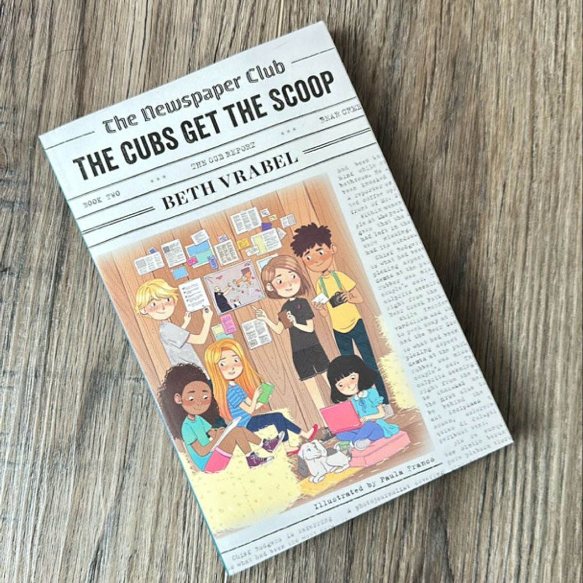 The Newspaper Club the Cubs Get the Scoop by Beth Vrabel