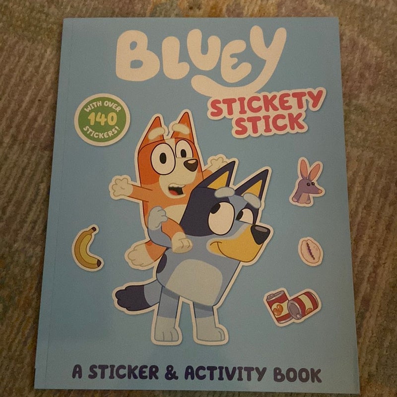 Bluey: Stickety Stick: a Sticker and Activity Book by Penguin Young Readers  Licenses, Paperback