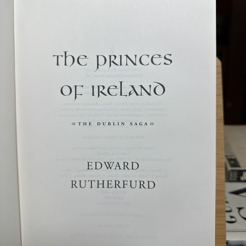 The Princes of Ireland by Edward Rutherford, Hardcover | Pangobooks