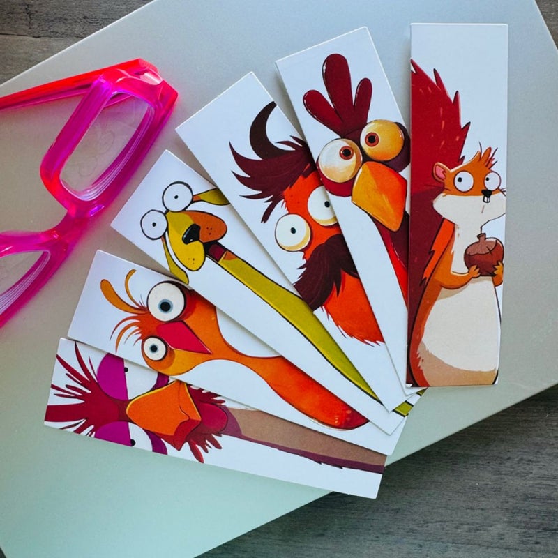 Animal Friends Bookmarks Bundle