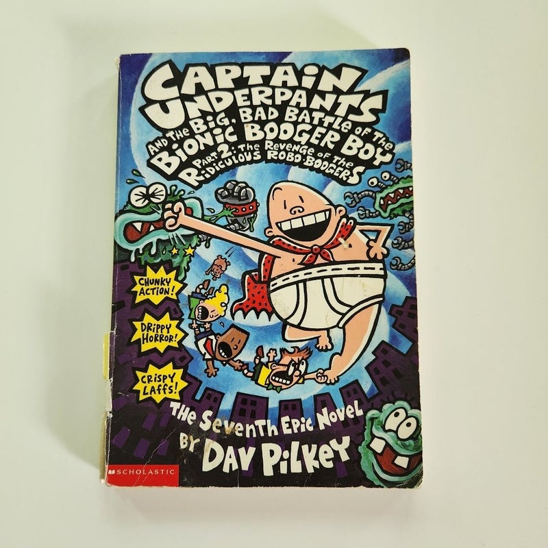 Captain Underpants Book Lot of 4 + 1 Free Book