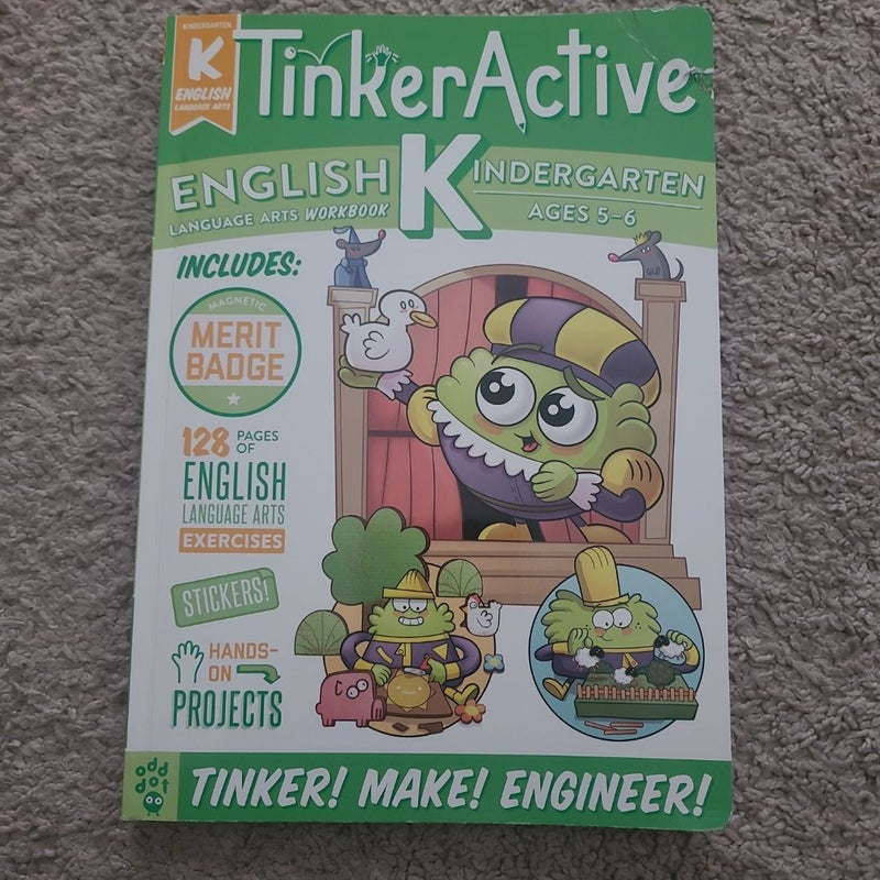 TinkerActive Workbooks: Kindergarten English Language Arts