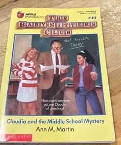 Claudia and the Middle School Mystery 