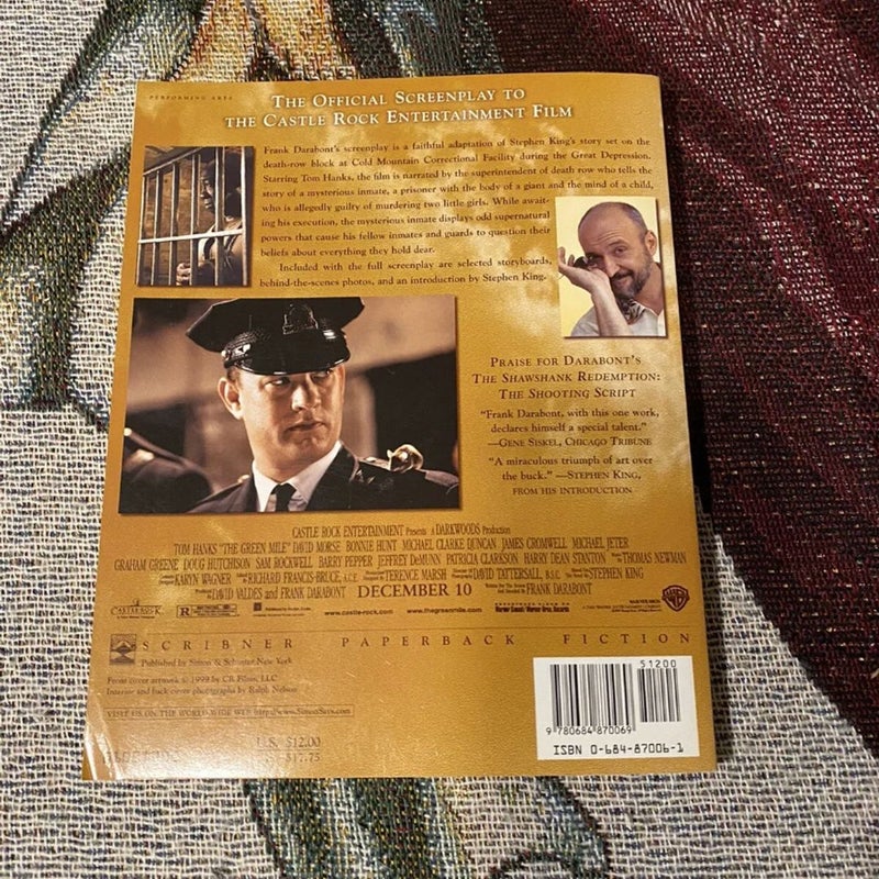 The Green Mile, Stephen King - The Screenplay By Frank Darabont 1999 Trade PB