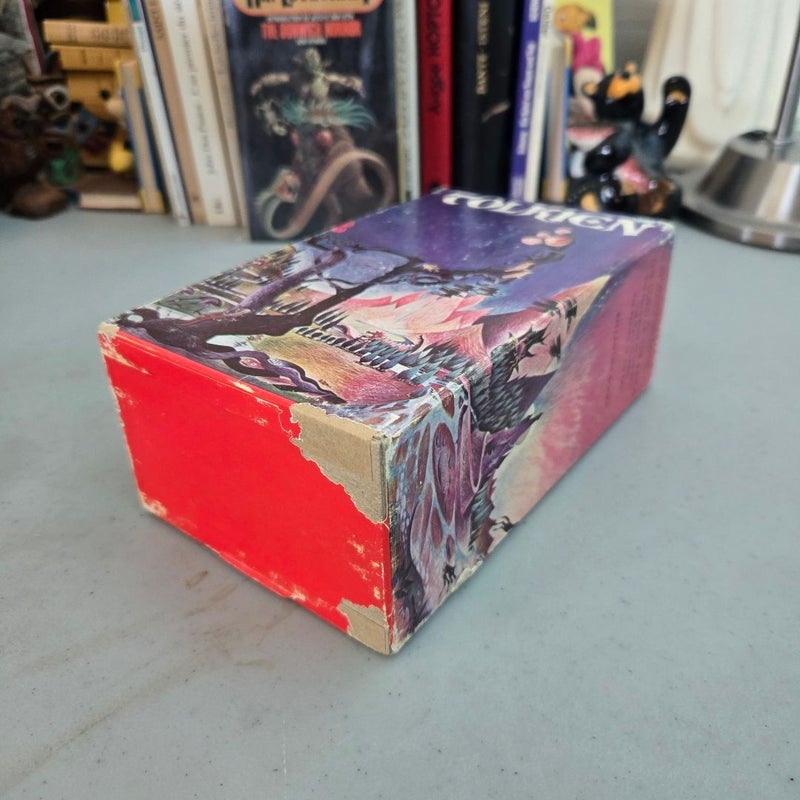 Lord of the Rings Trilogy J.R.R. Tolkien Vintage Ballantine 3 Book Box Set 1972