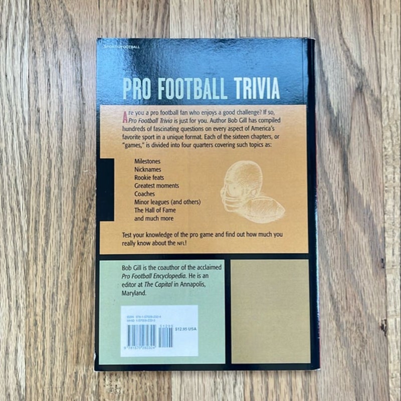 Pro Football Trivia