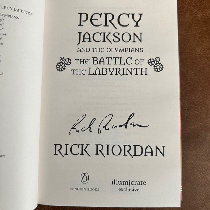 percy jackson battle of the labyrinth illumicrate special edition