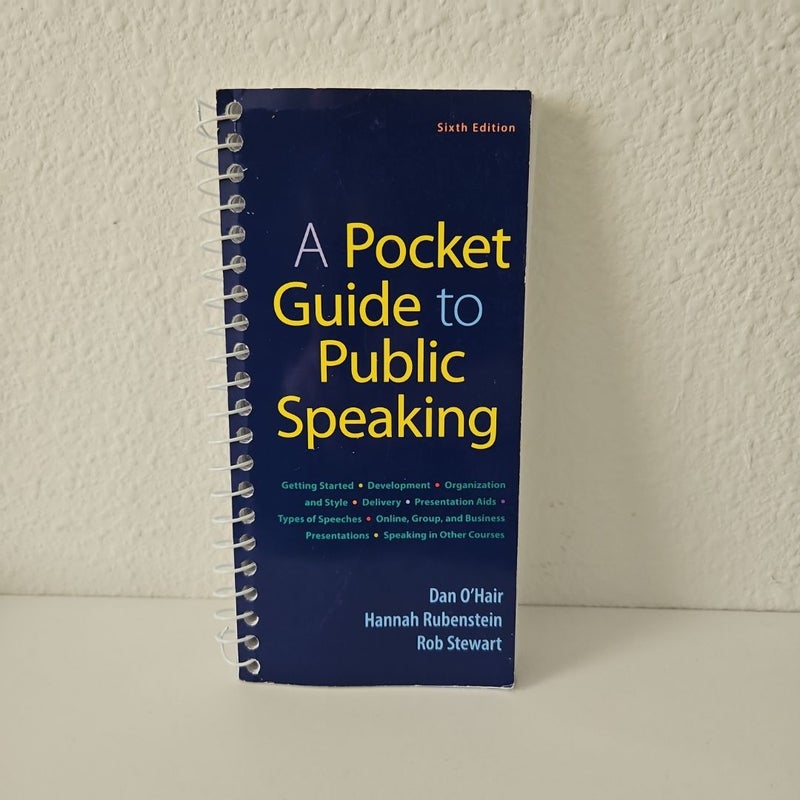 A Pocket Guide to Public Speaking