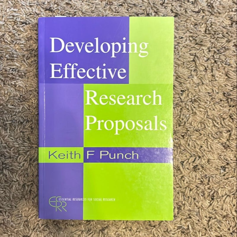 Developing Effective Research Proposals