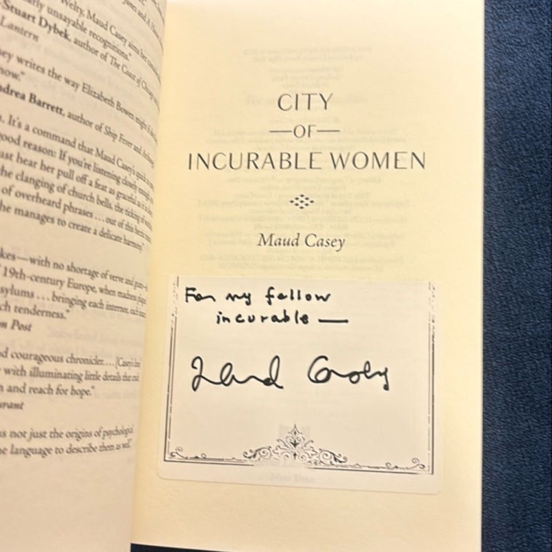 City of Incurable Women (Signed)