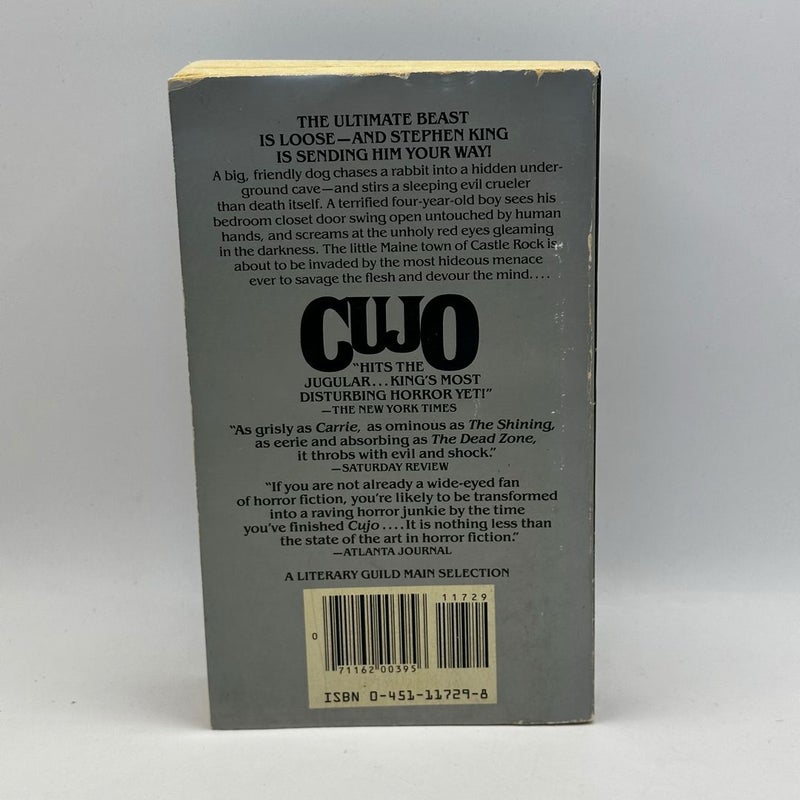 Cujo (#AE1729 1st Signet 1st print)