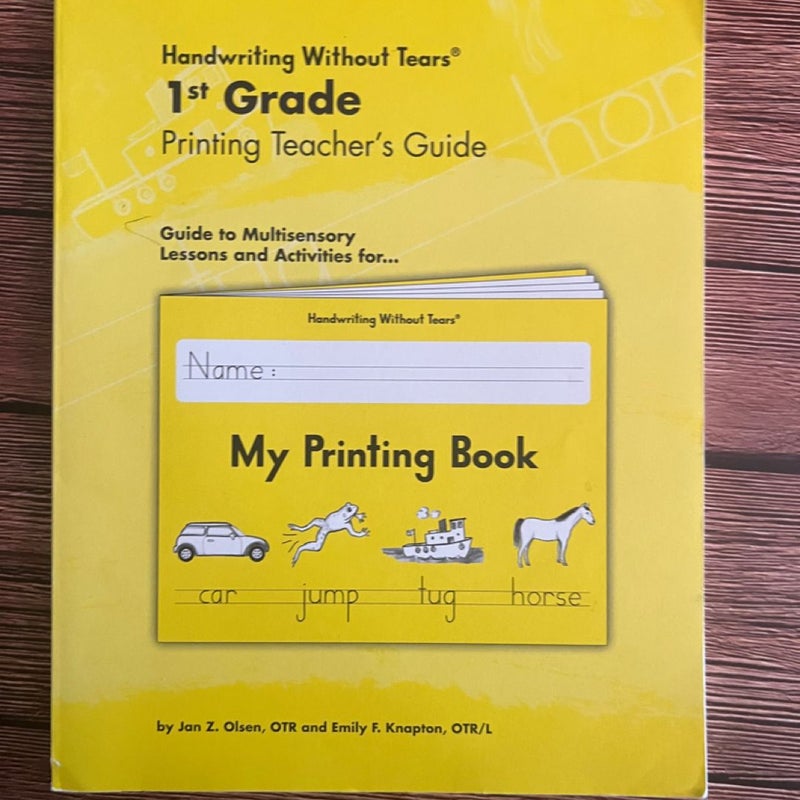 1st Grade Printing Teacher's Guide