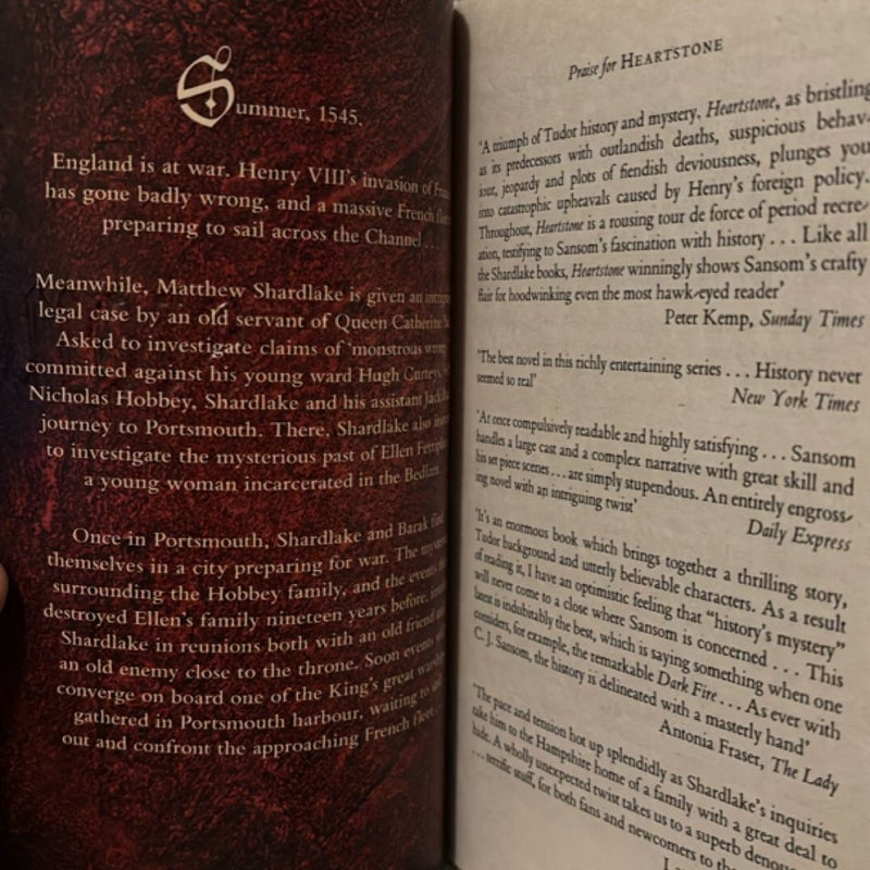 Heartstone: a Shardlake Novel 5