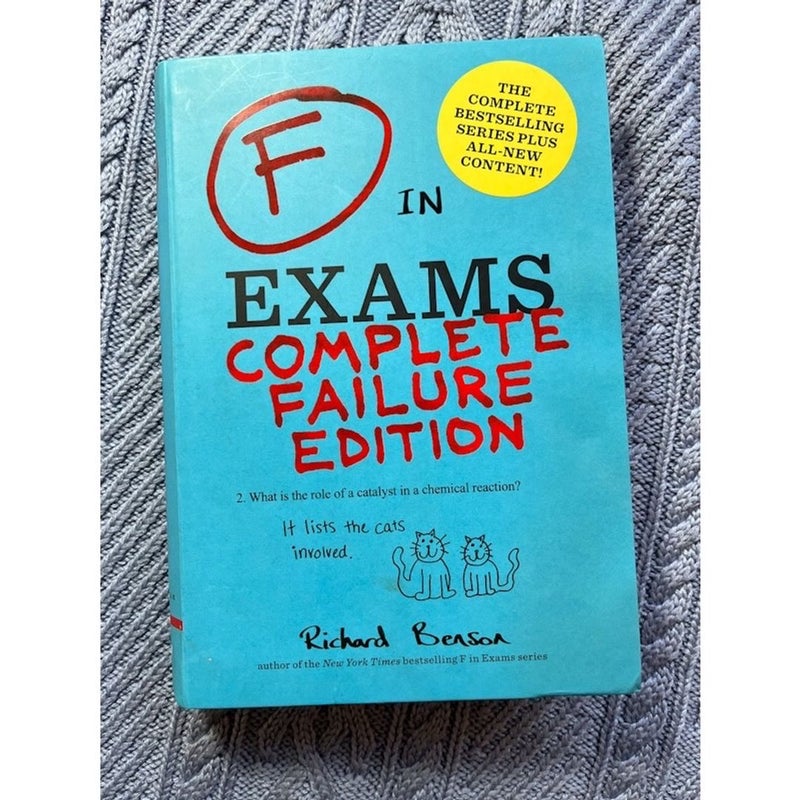 F in Exams: Complete Failure Edition Hillarious Softcover HTF First Edition