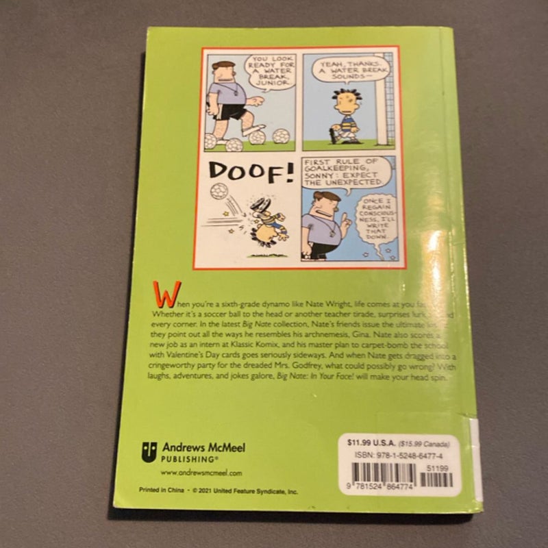 Big Nate: in Your Face!