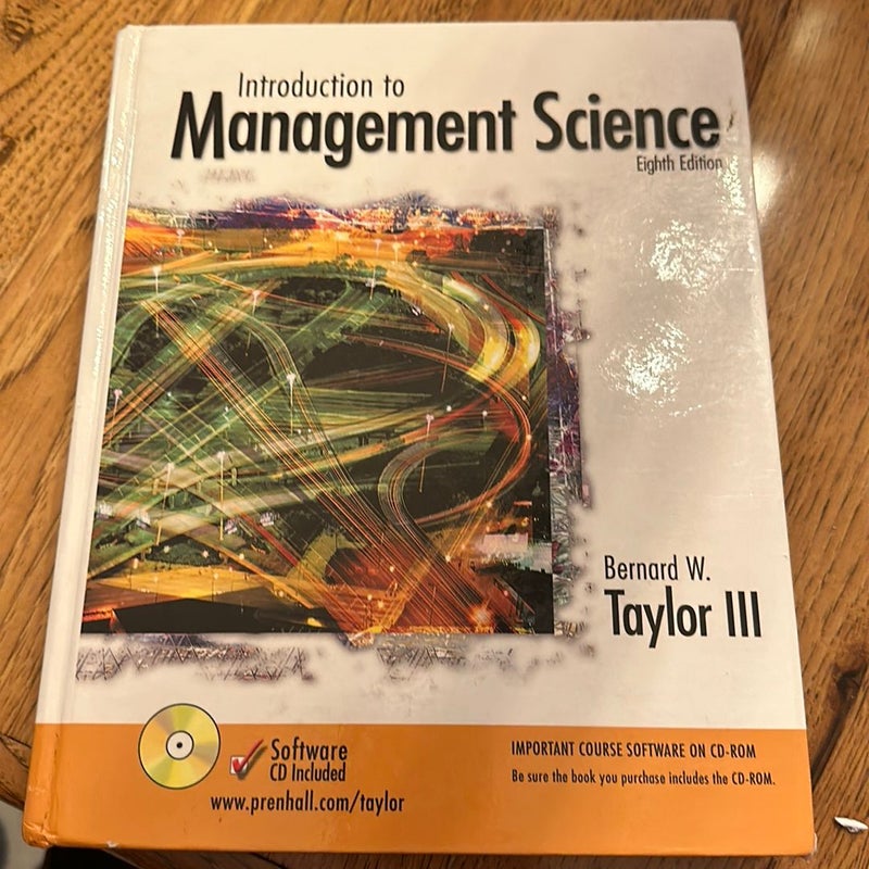 Introduction to Management Science