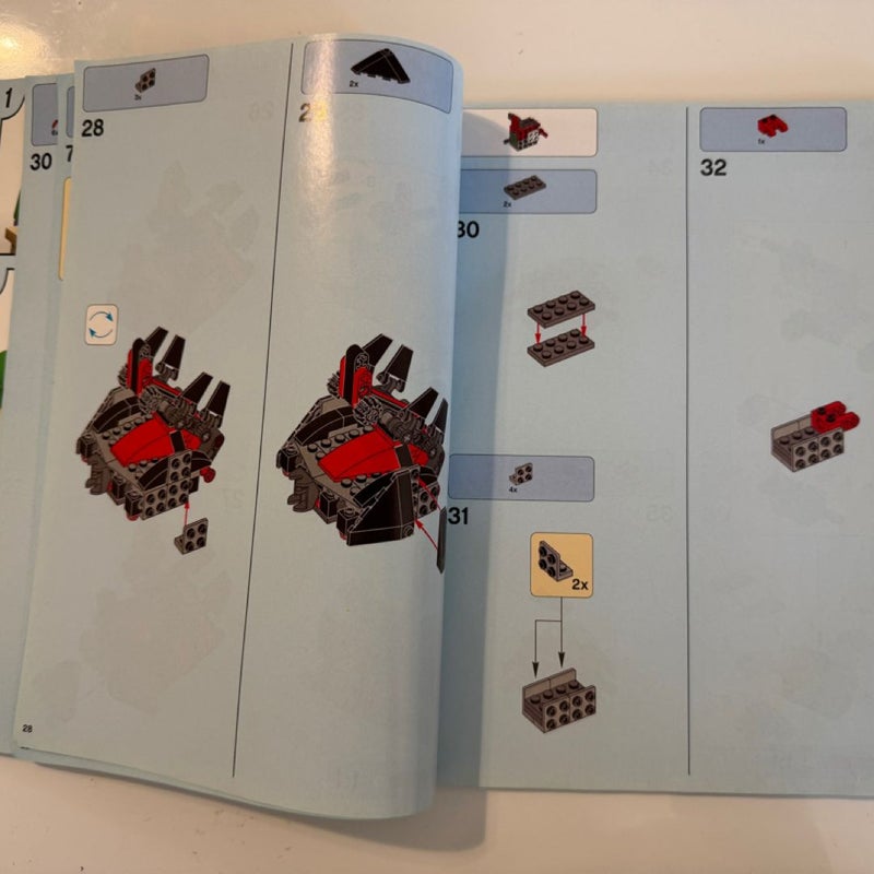 Instruction Manual Only for LEGO Ninjago Dawn Of Iron Doom Set 70626 Manual Only