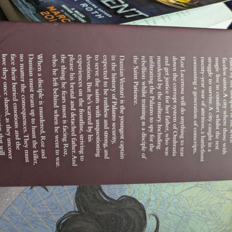 Seven Faceless Saints fairyloot edition with author letter