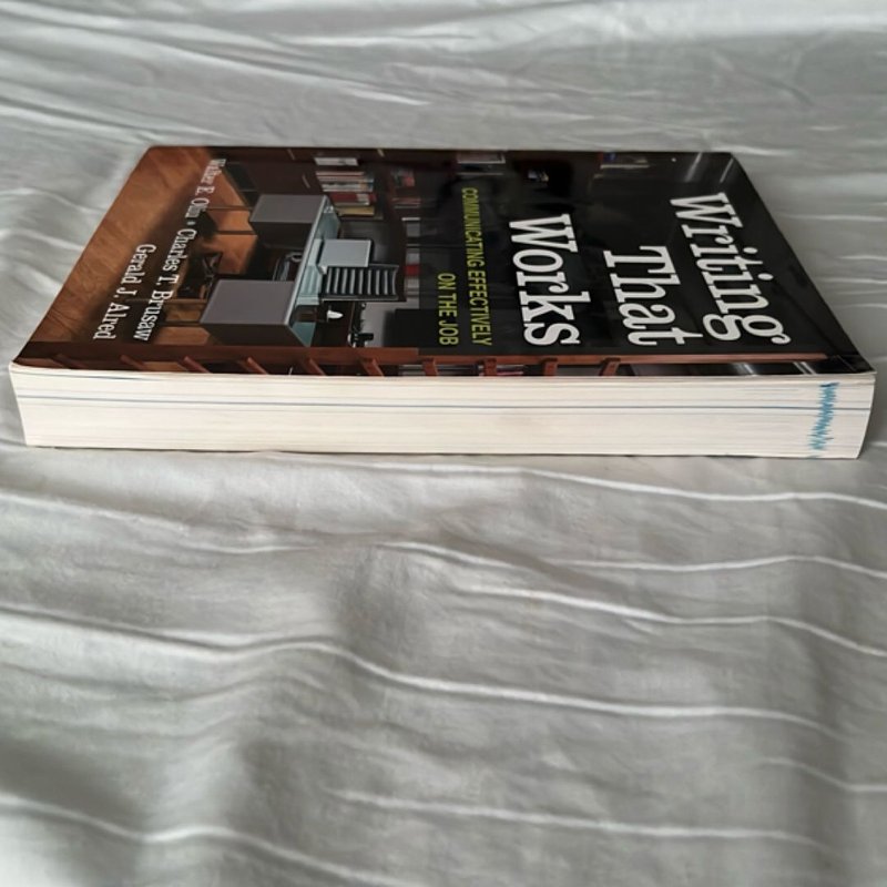 Writing That Works: Communicating Effectively on the Job