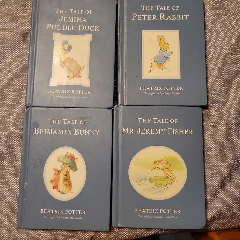 Beatrix Potter 4 Little Book Lot